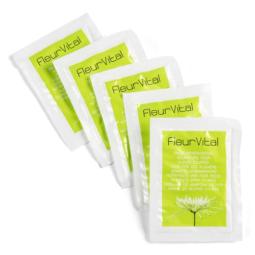 Pack of 50 x Fleur Vital Plant Food Sachets For Fresh Cut Flowers - Small Craft Pack