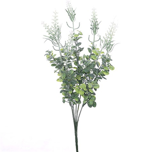 45cm Plastic Astilbe Bush White - Artificial Foliage Greenery