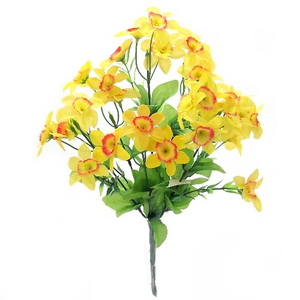 33cm Artficial Mini Daffodil Bush