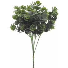 Load image into Gallery viewer, 32cm Plastic Eucalyptus Spray Green Foliage Greenery x 6pcs