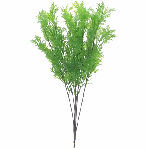 40cm Plastic Conifer Spray Green Foliage Greenery x 6pcs