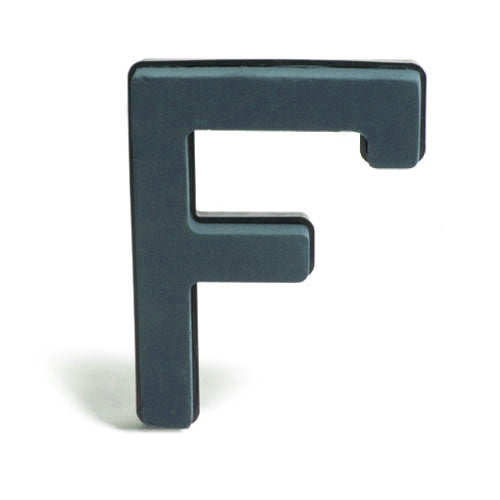 Letter F - Plastic Backed Foam Letter