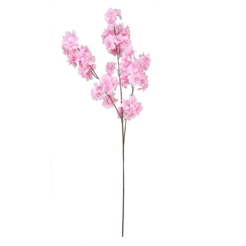 105cm Large Pink Cherry Blossom - Single Stem Artificial Flower