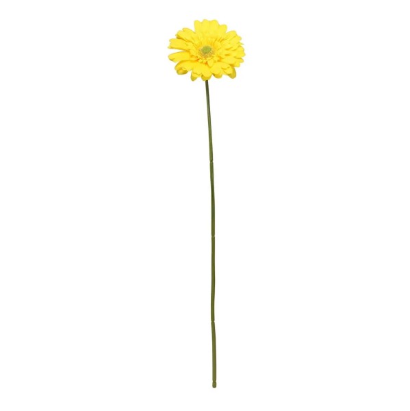 72cm Large Gerbera Yellow - Single Stem Artificial Flower