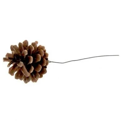 1 X Cone on Wire Pick - Christmas Artificial Wreath