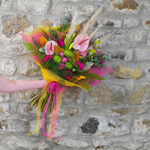 Oasis Jute Fibre -Poly Deco Mesh Wrap 53cm x 10m - Floral Florist Craft Work