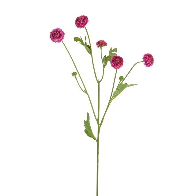 64cm Pink Aster Spray -  Artificial Silk Flower