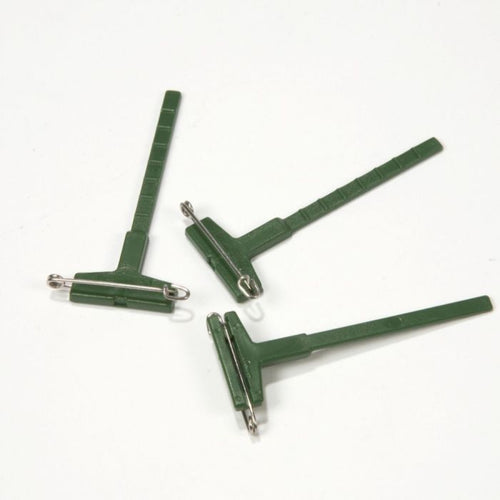 50 x Oasis Green Corsage Clips - Wedding Accessory Button Hole