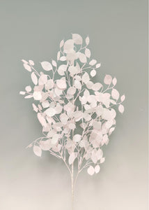 90cm Pink Plastic Leaf Spray - Artificial Flower