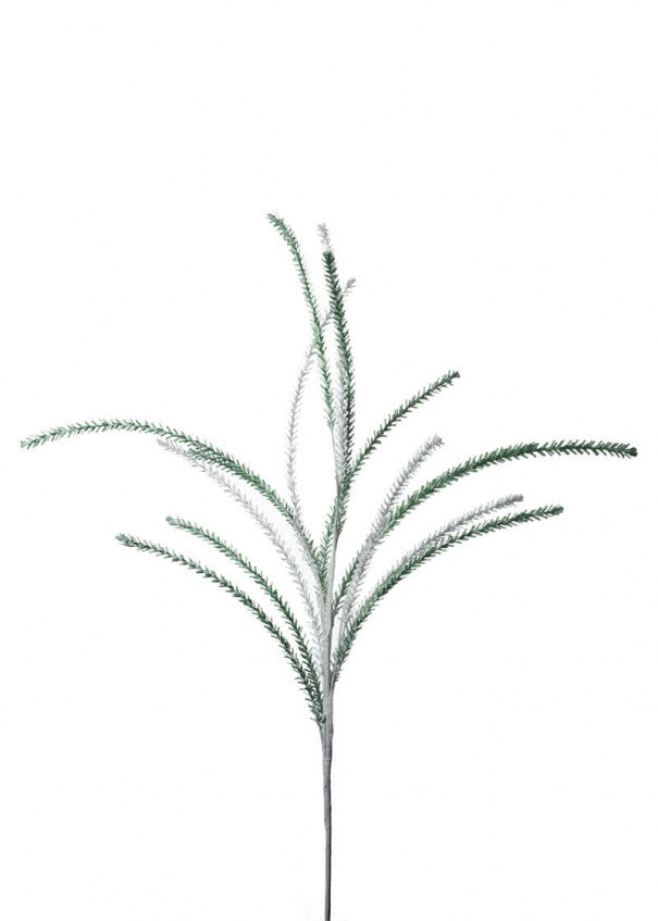 90cm White and Green Fern Spray - Artificial Flower