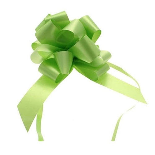 Lime Pull Bows 50mm x 20 Bows