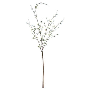 109cm Cream Blossom Spray - Single Stem Wedding Small Buds