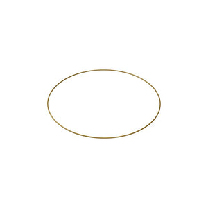 40cm Gold Bridesmaid Flower Hoop - Wedding Wire Ring Wreath Display