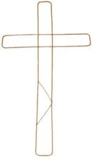 24" Wire Cross (Pack of 20) - Wire Frames