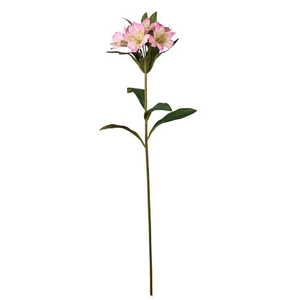 Artificial Pink Alstroemeria Spray 82 cm Stem