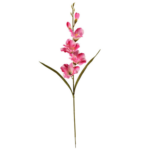 Artificial Pink Gladioli 60 cm Stem