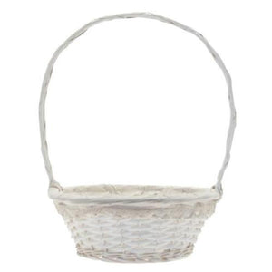 Extra Large White Wicker Basket