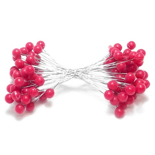 Red / Silver Berries - Christmas Wreath Decoration