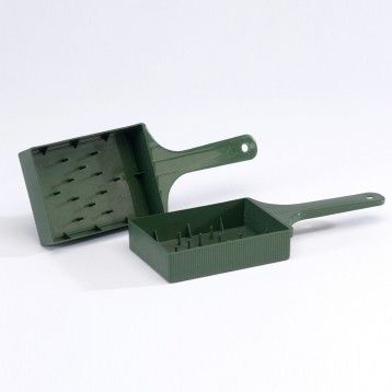 Green Plastic Shovel Spray Dish with Handle x 25